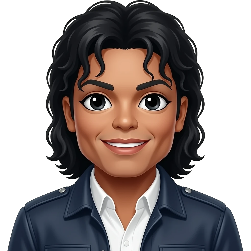 Make Michael Jackson saying hehee emoji