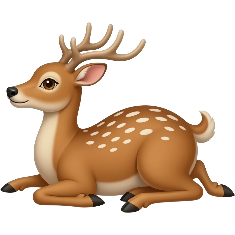A female deer/doe is sprawling on her back unable to move,she got stuck by her own massive obese tummy,couldn’t even try defend her bellybutton from fingering tickling pokers,she is that Fat,She is too full for fun right now,that deer is going to pop. emoji