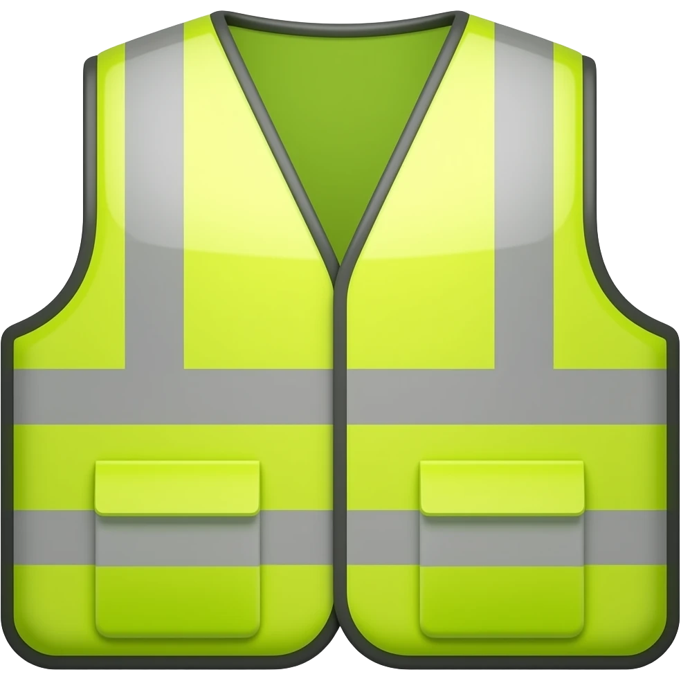 traffic neon vest emoji