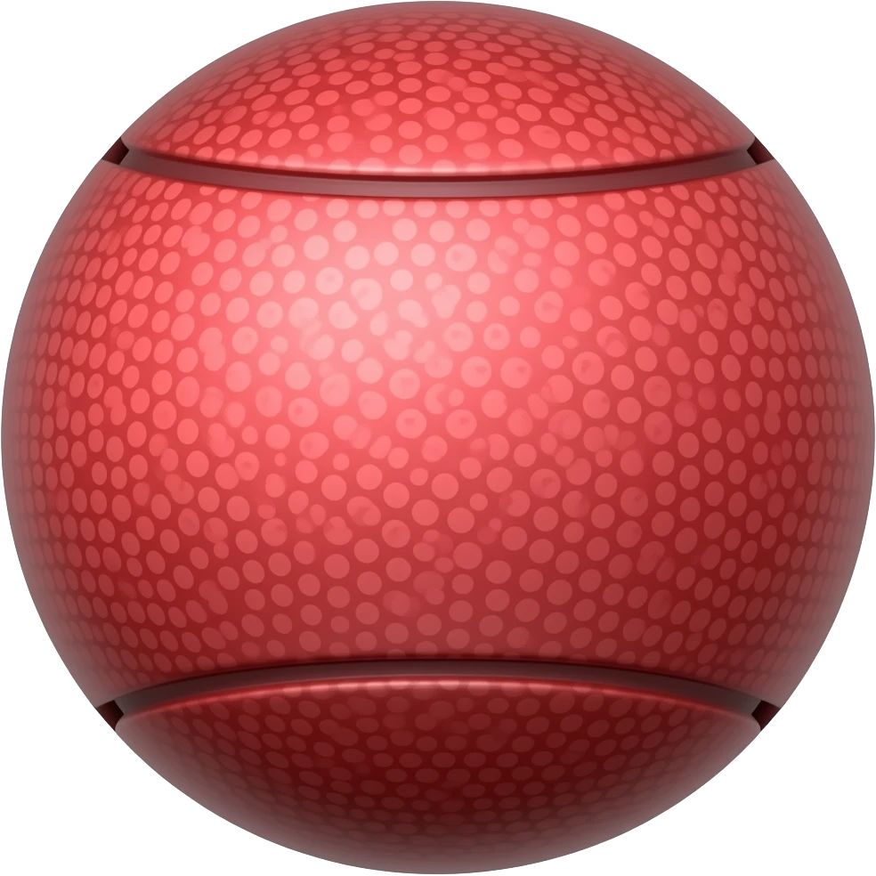 Red dodgeball emoji