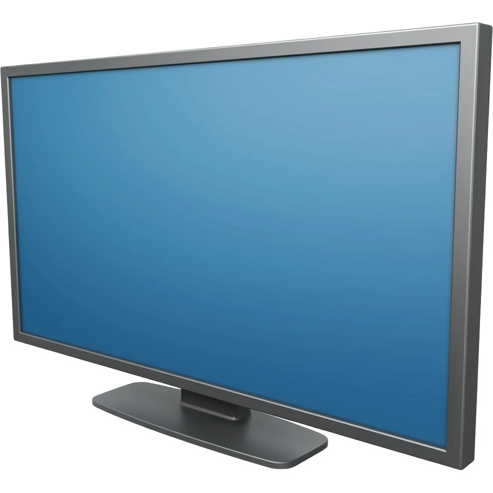 modern TV 3 point perspective emoji