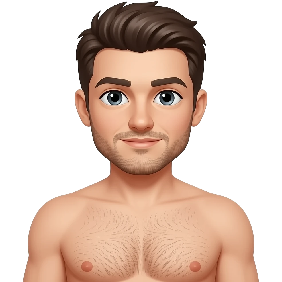 Guy with boobs emoji