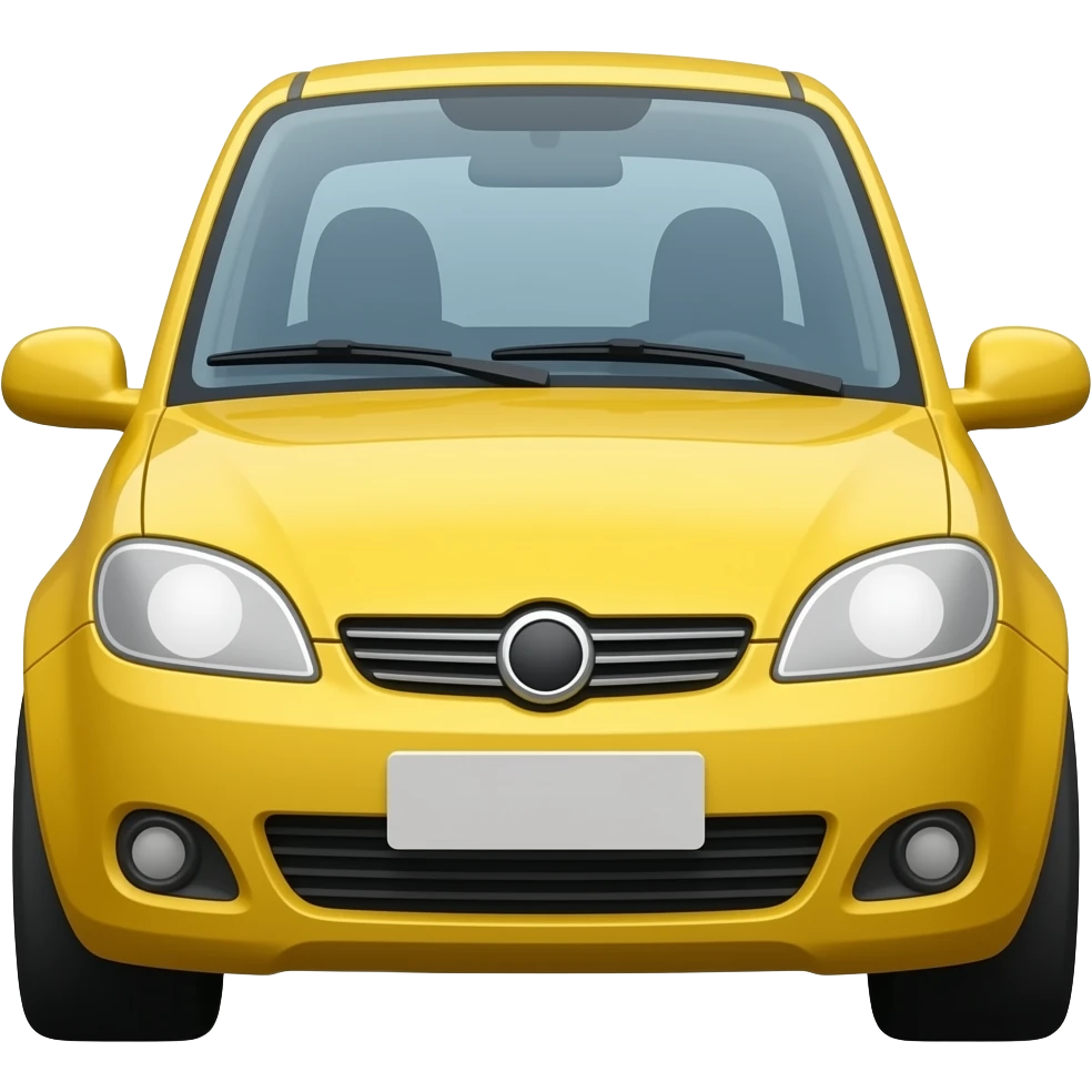 yellow car emoji