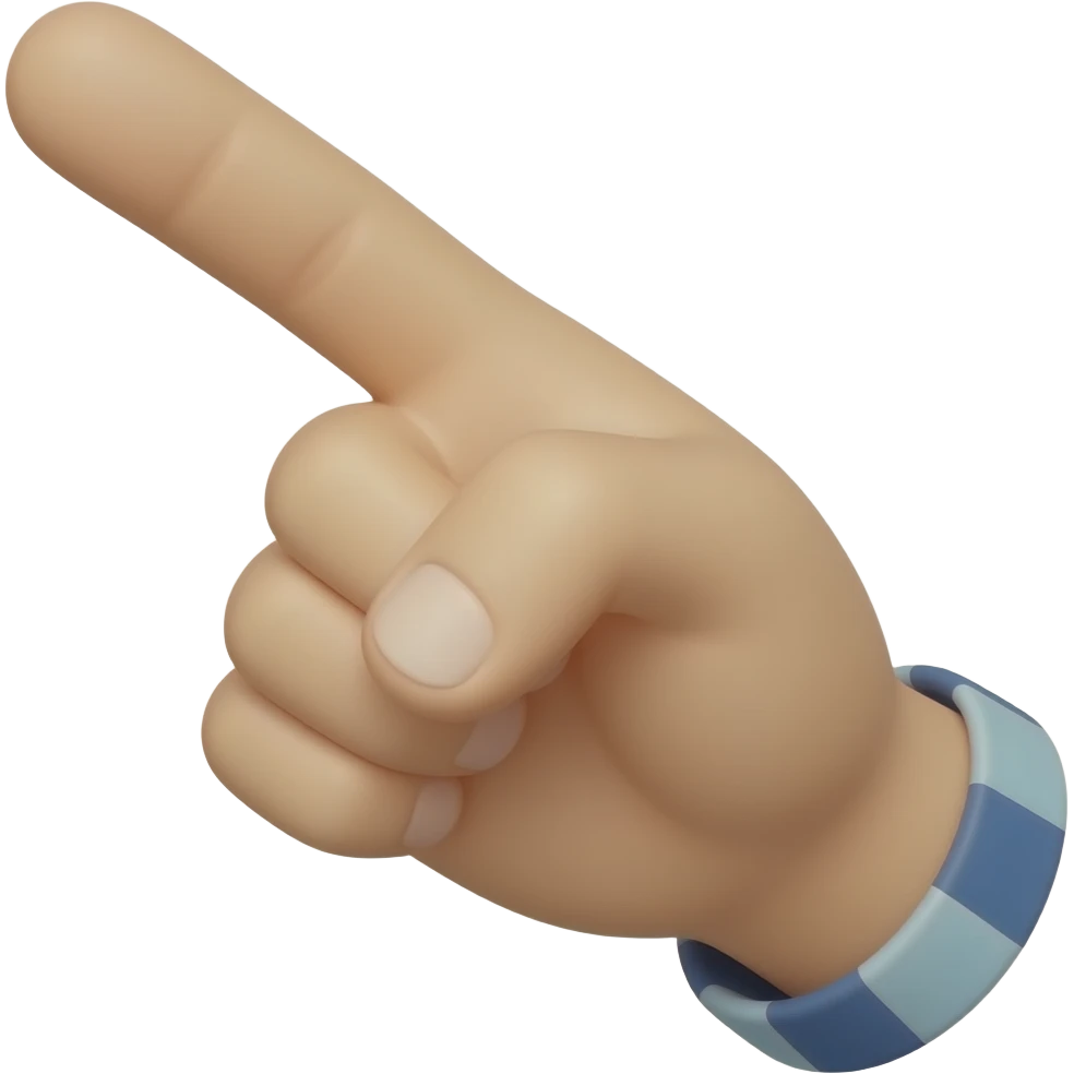finger pointing at me emoji