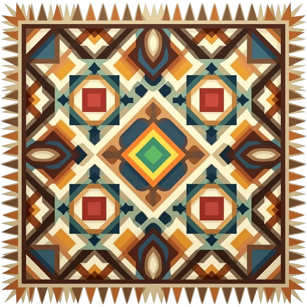 Native pattern background emoji