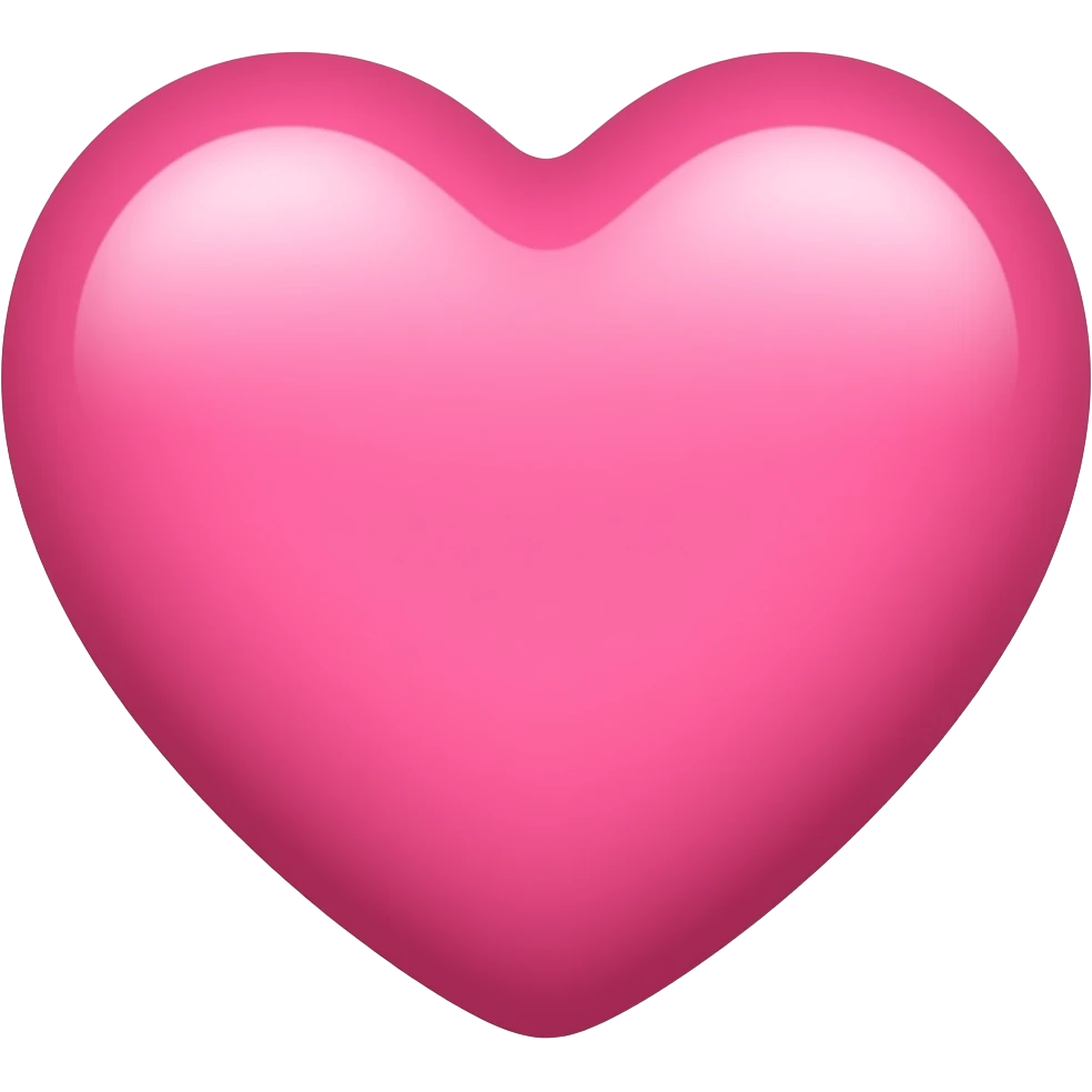 Coração pink emoji