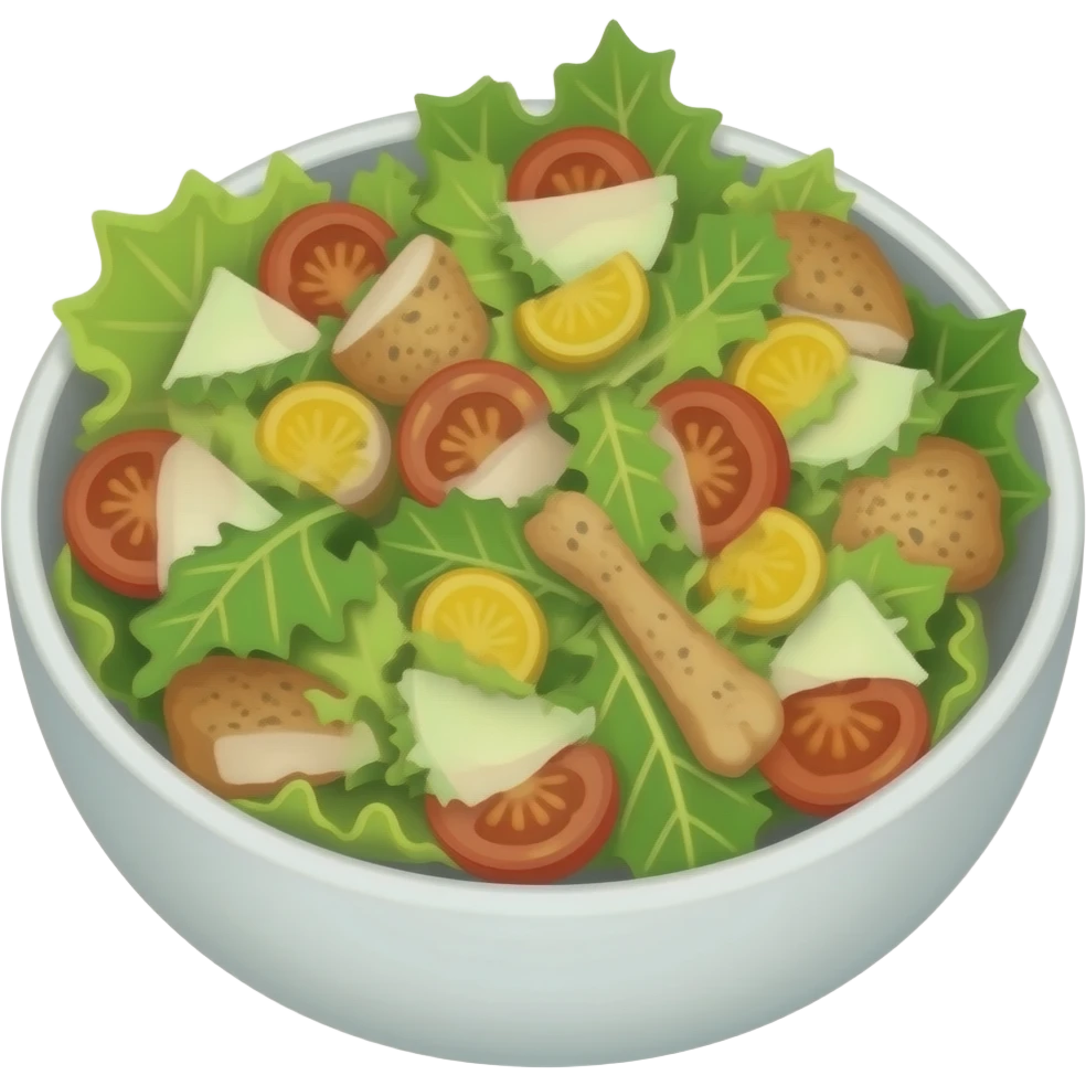 chicken caesar salad emoji