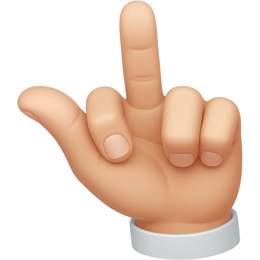 Middle finger emoji