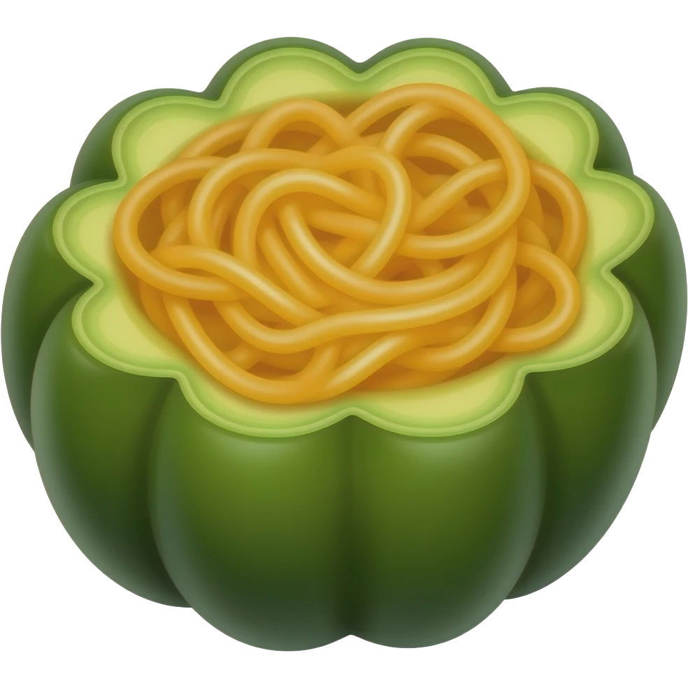 spaghetti squash vegetable emoji