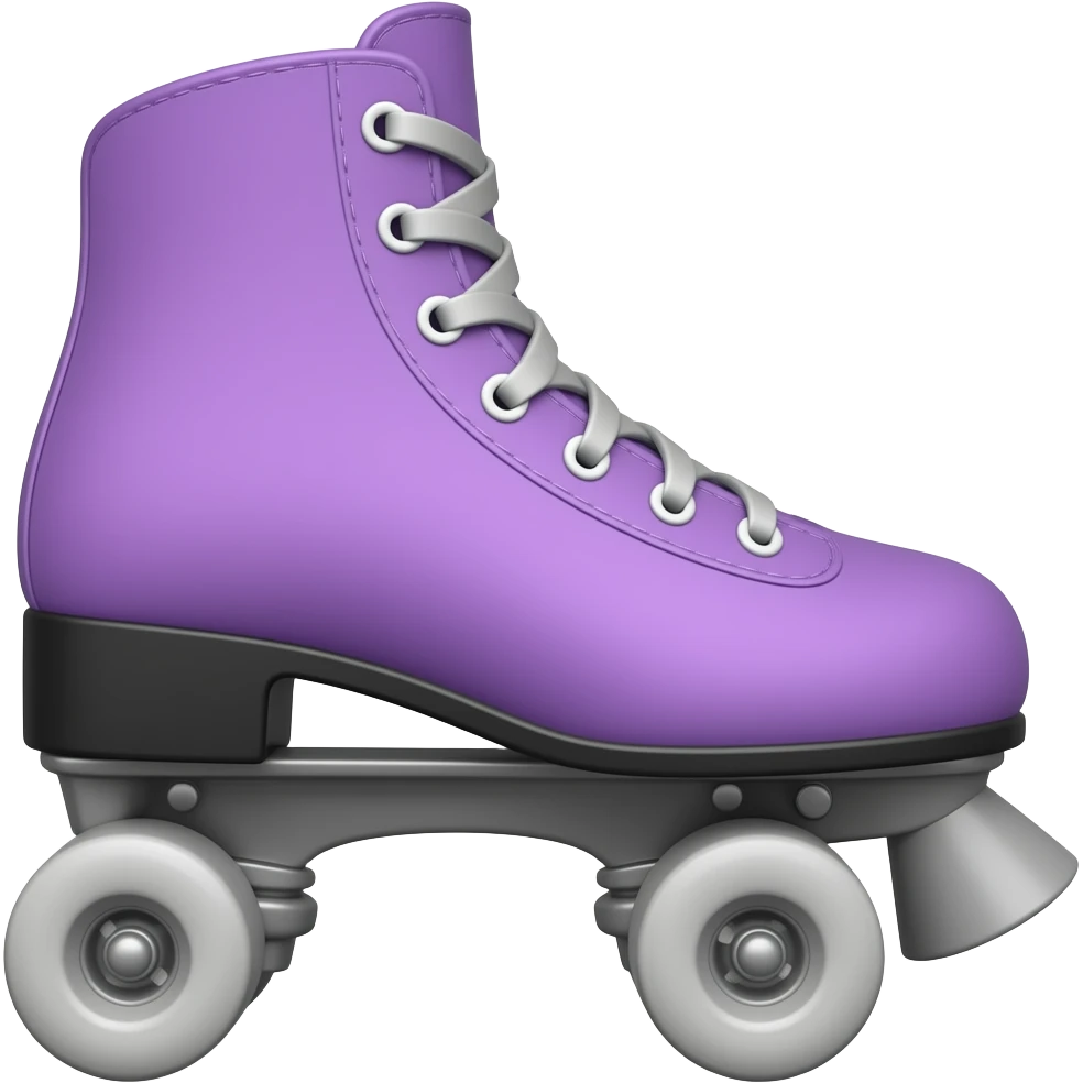 PURPLE ROLLERSKATE emoji