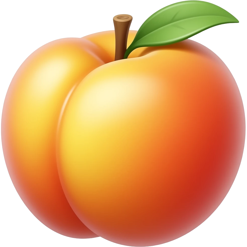 Peach emoji