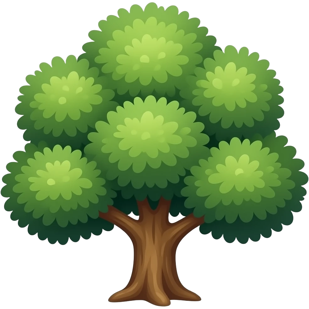 oak tree emoji