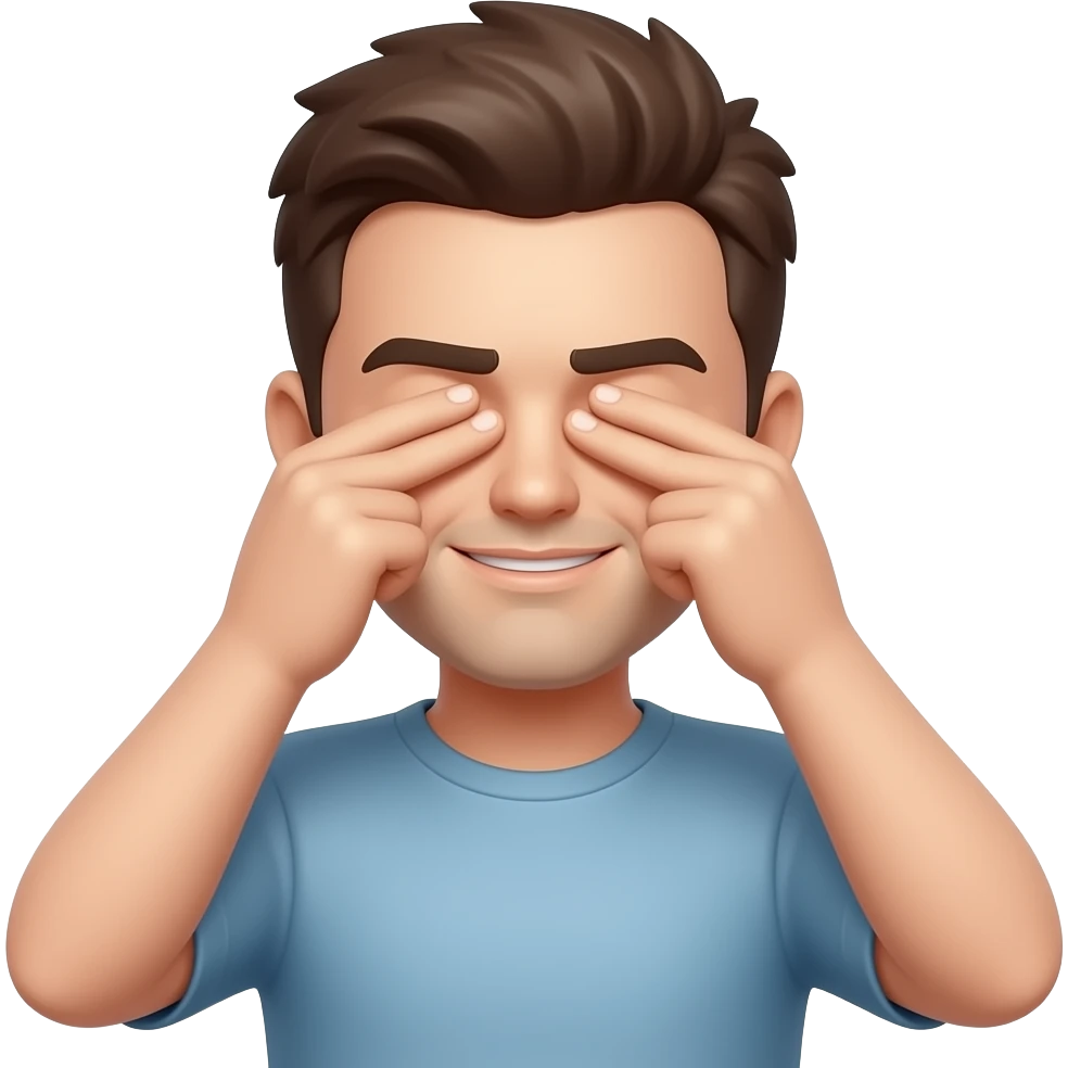 사람 눈 비비기 emoji