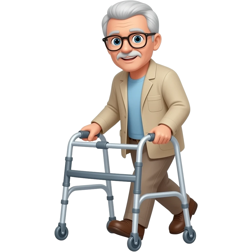 patient walker emoji