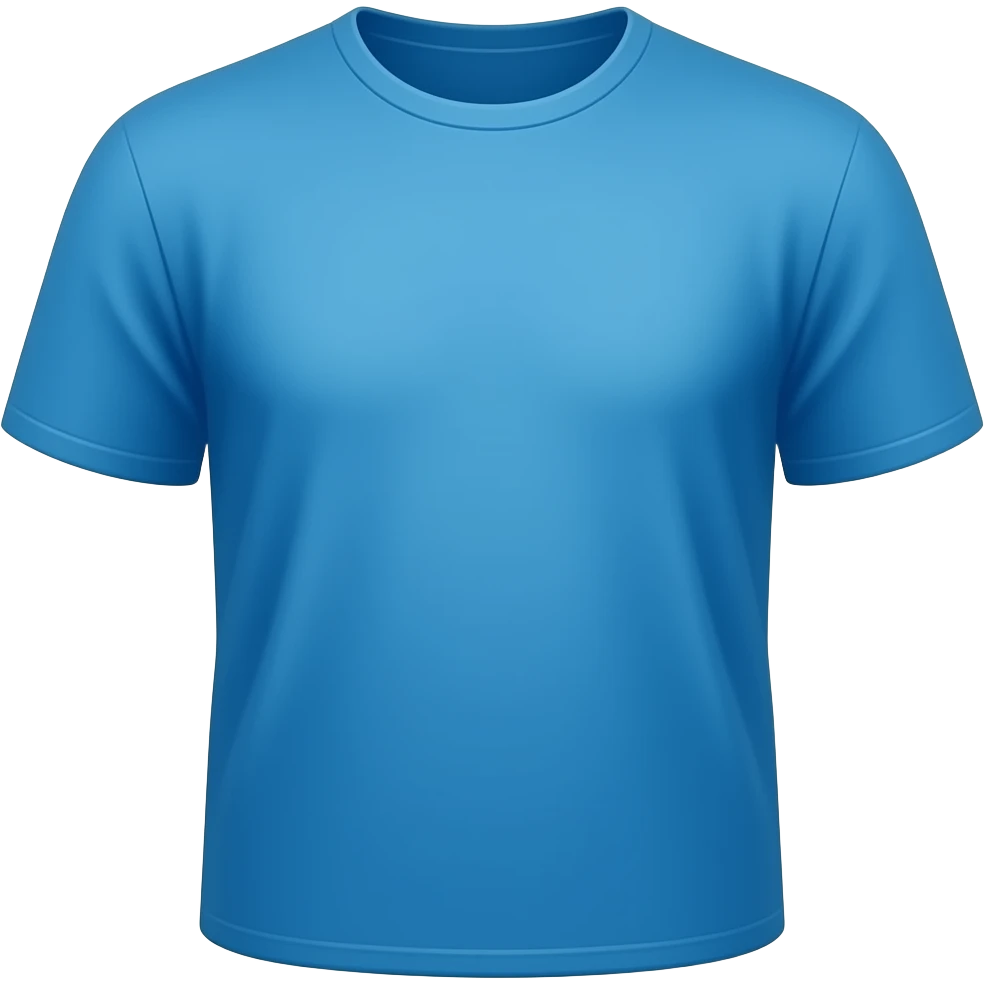 blue tshirt emoji