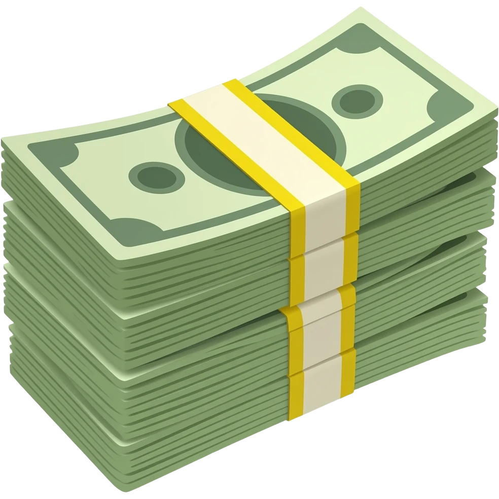 money stack emoji