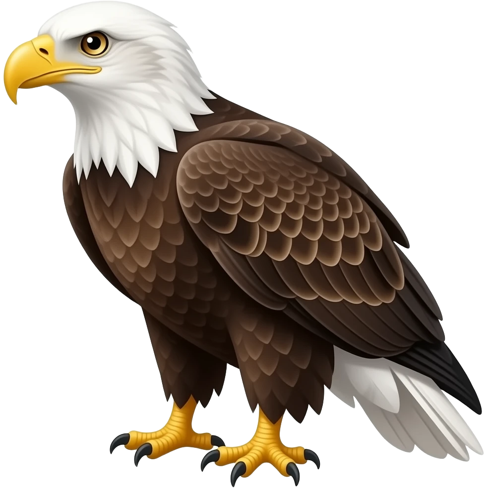 Bald eagle emoji