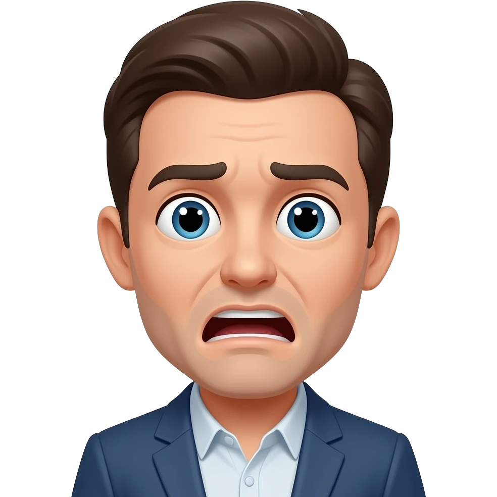 Exasperated emoji