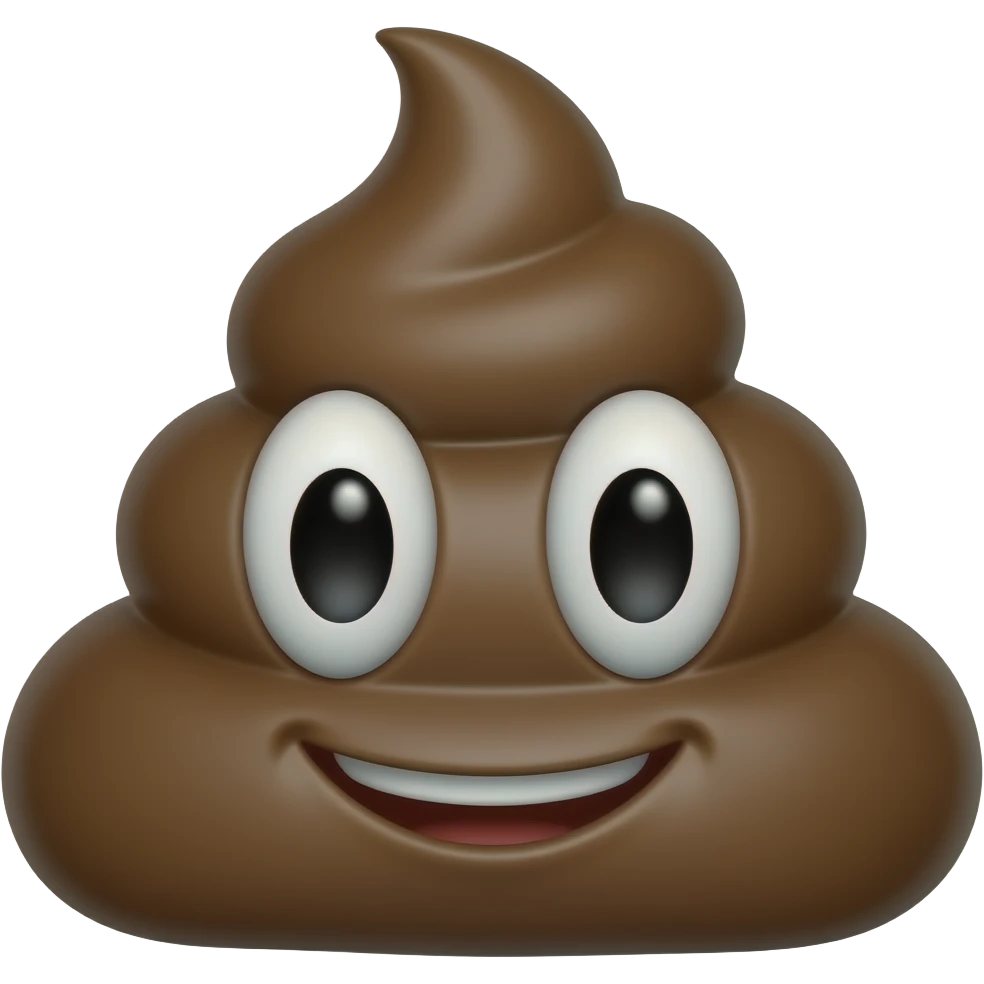 коричневый гоша как какашка emoji