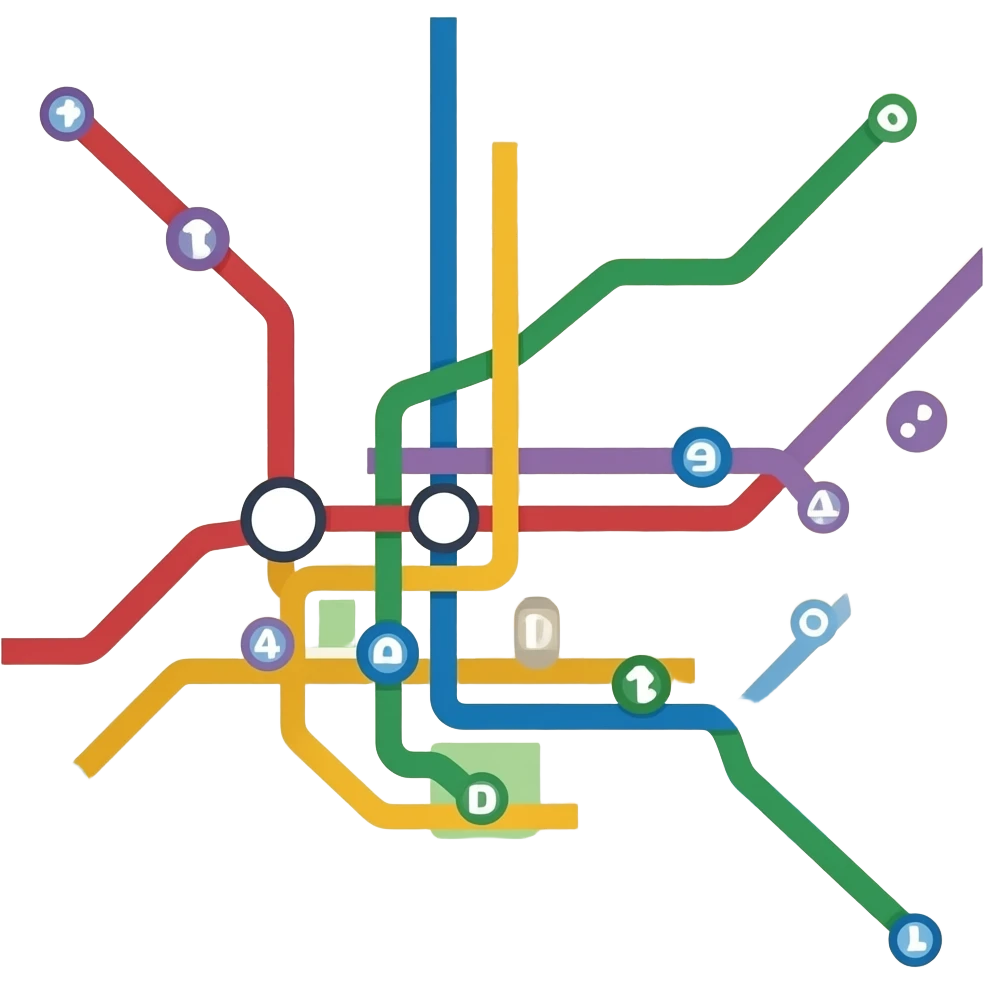 subway map emoji
