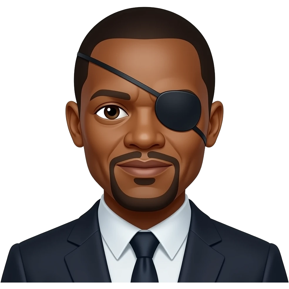 Samuel L. Jackson with eye patch emoji