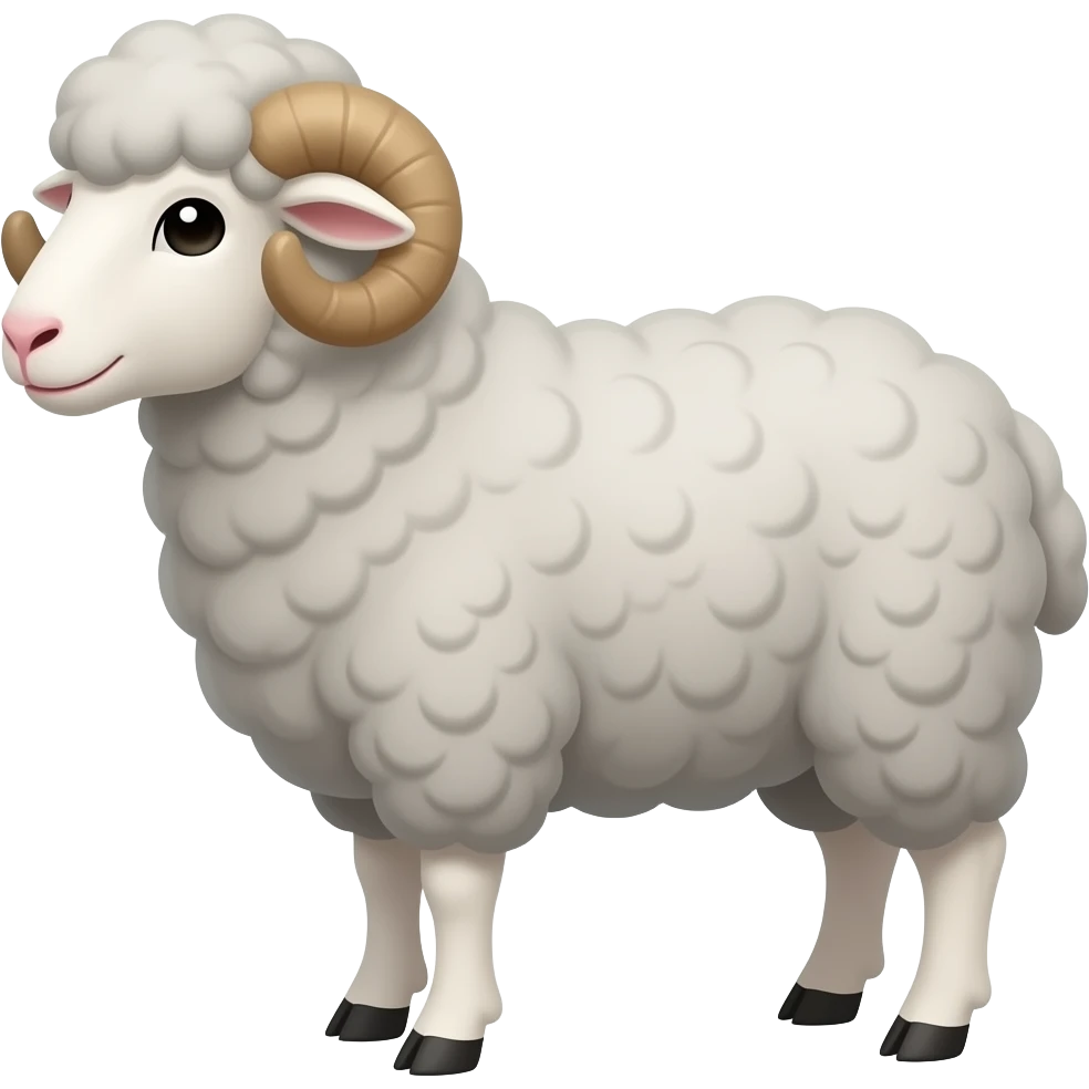 grey sheep emoji