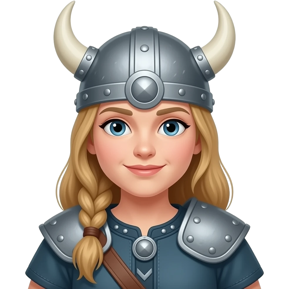 viking girl emoji