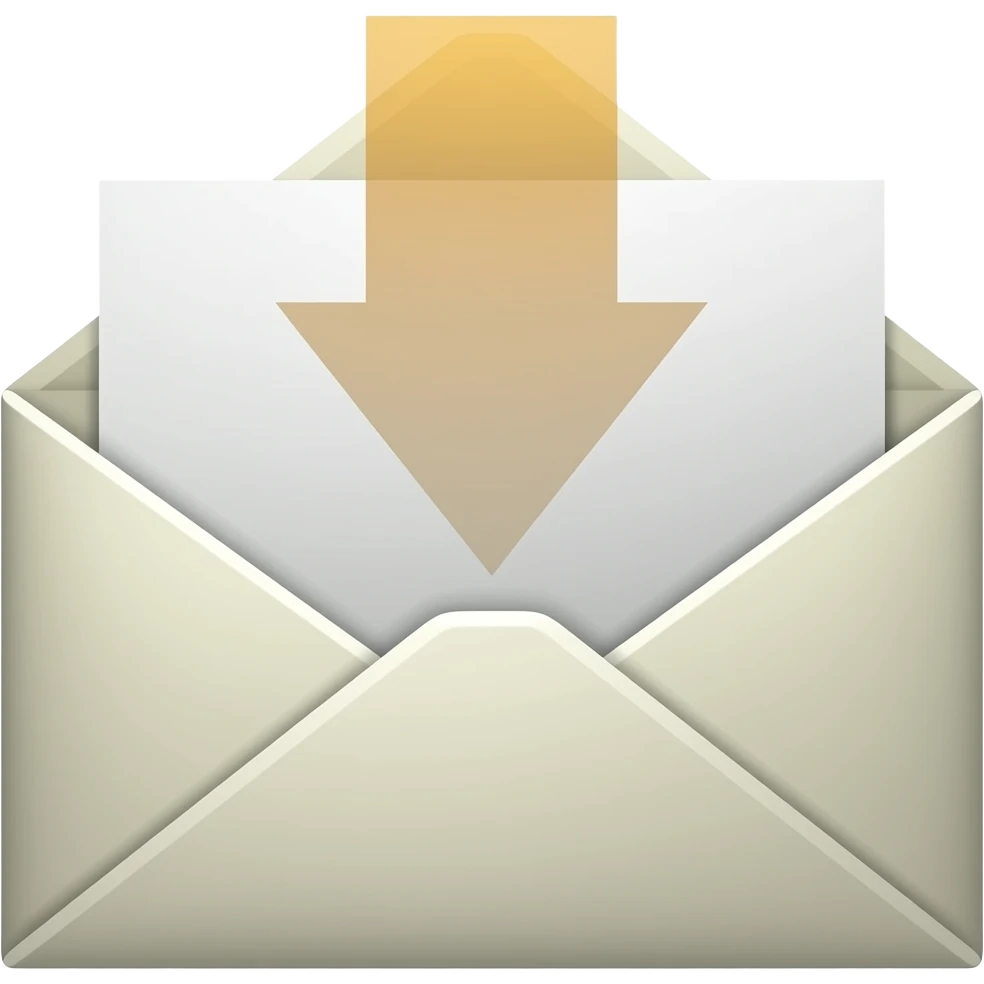 DM ENVELOPE ARROW DOWN emoji
