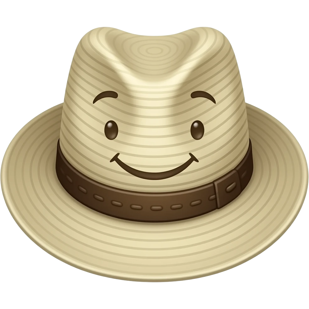 Glücklich Kappe emoji