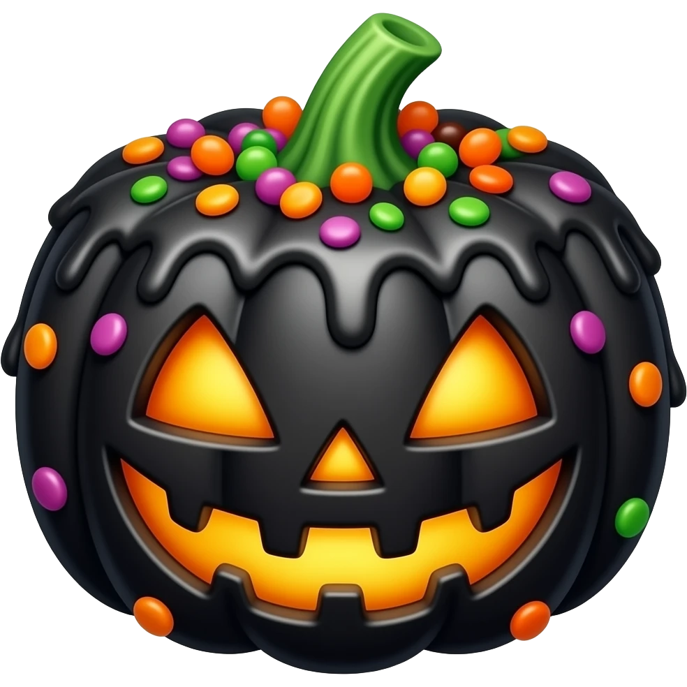 Halloween cake emoji