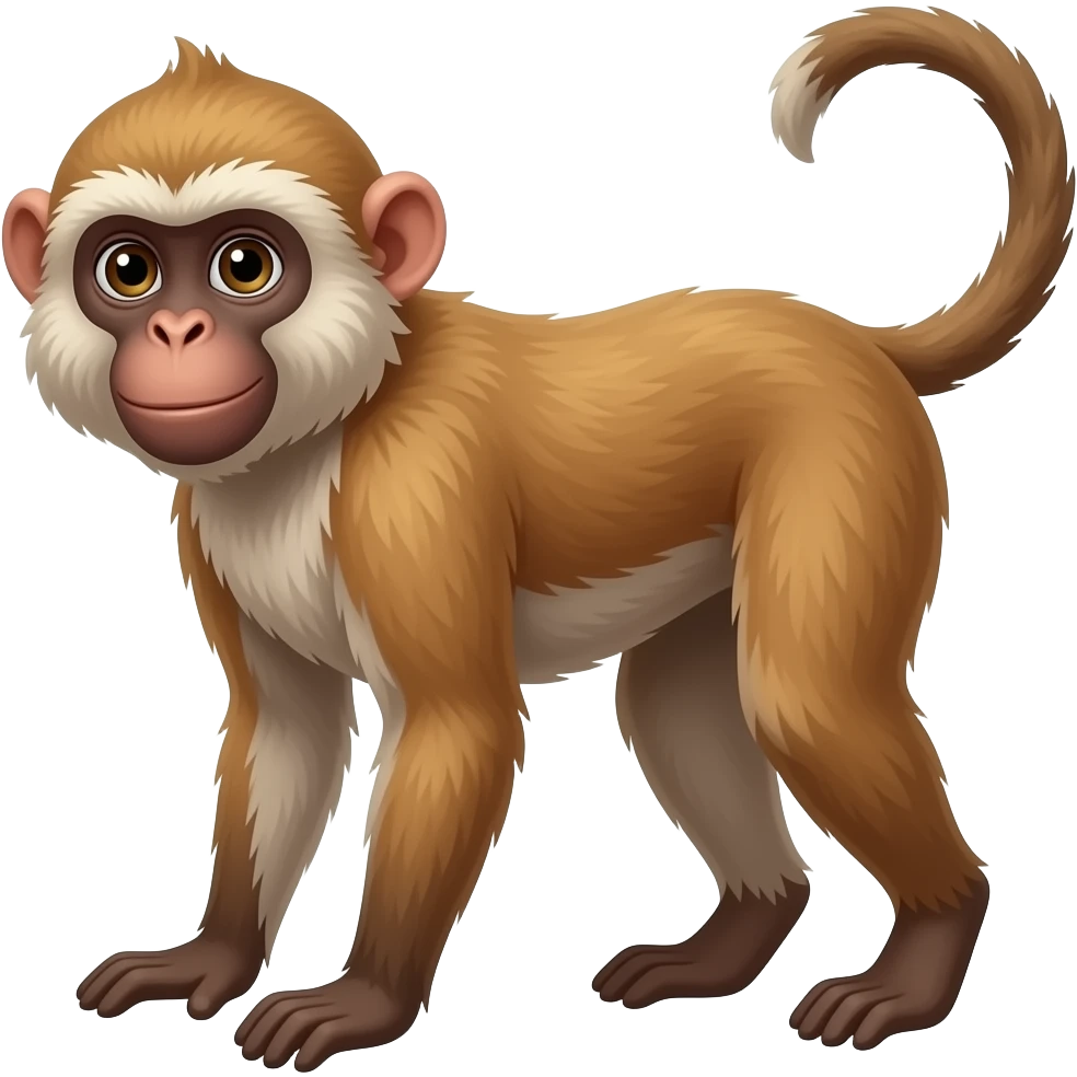 Create A Indian monkey emoji