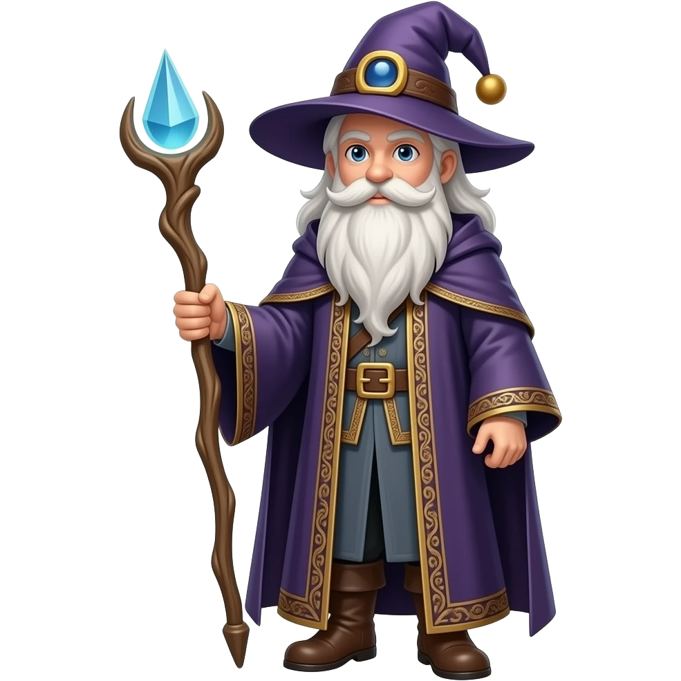 a wizards full body emoji