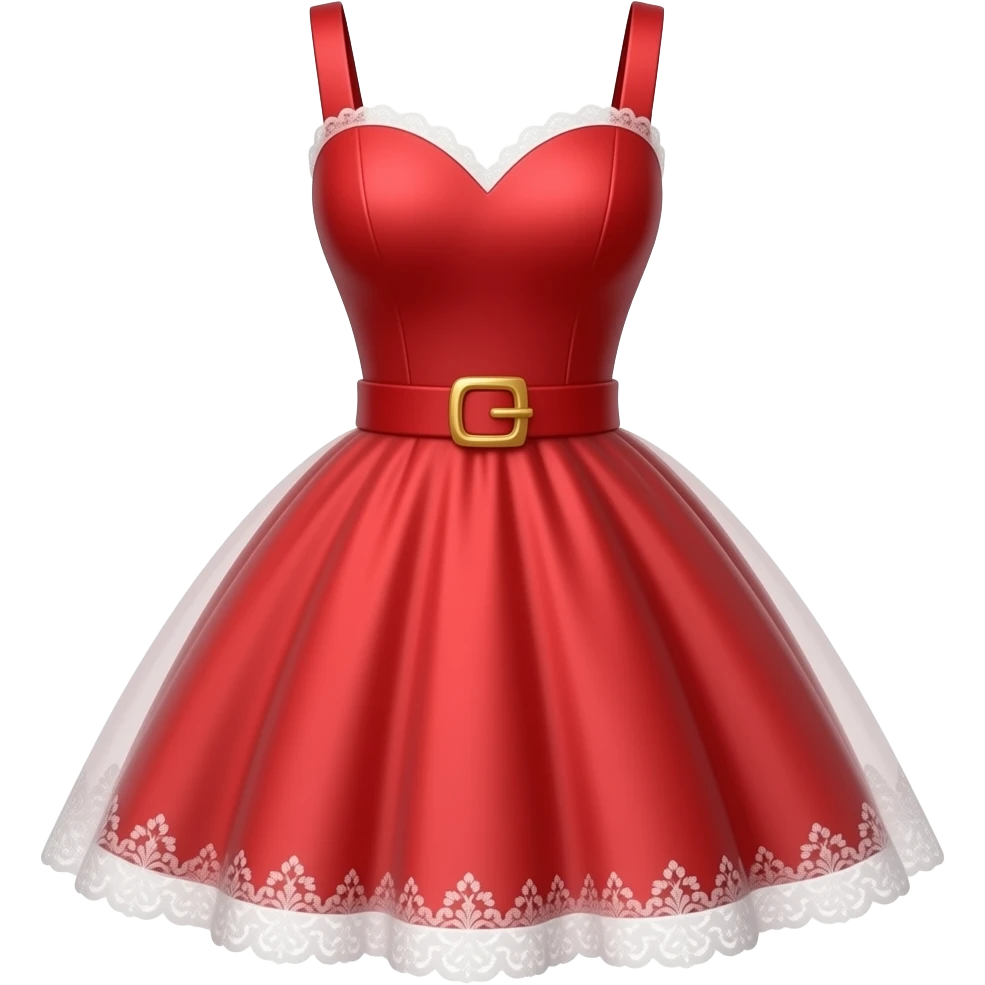 🔴👗 emoji