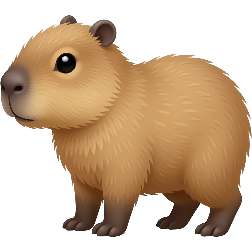 Te amo mucho cosita capibara emoji
