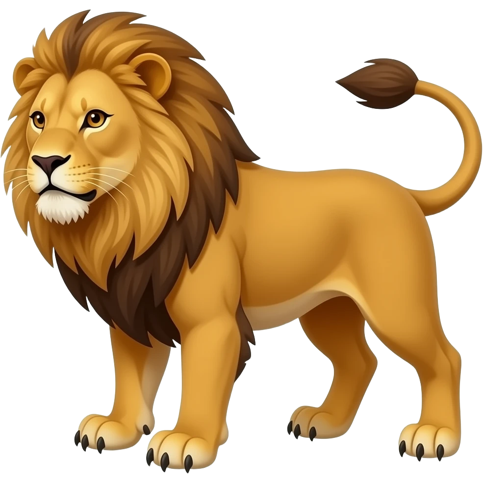 ترکیب ایموجی عقاب و شیر emoji
