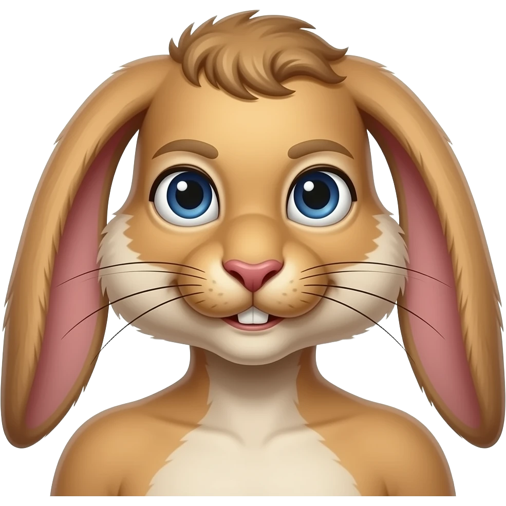 human-rabbit mutant emoji