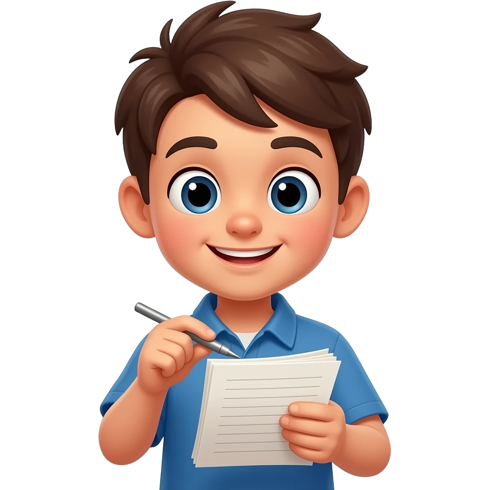 boy counting note emoji