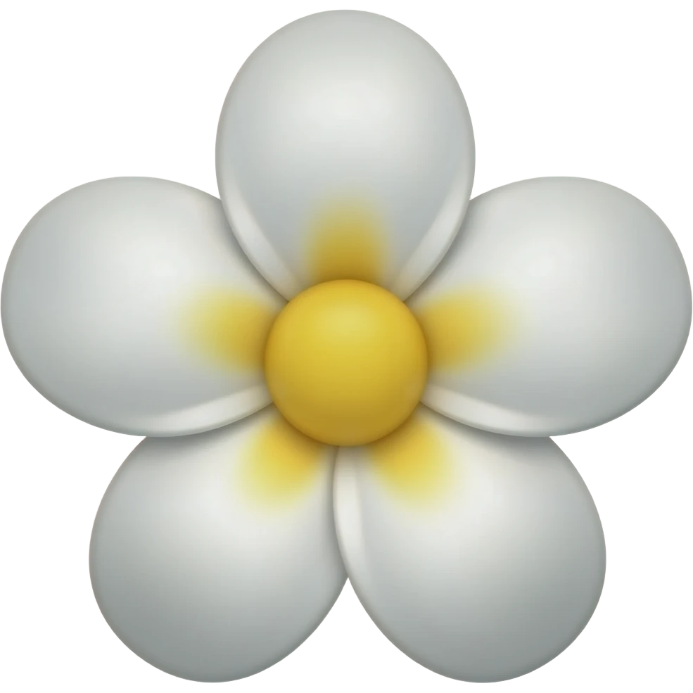 Flower on the front emoji