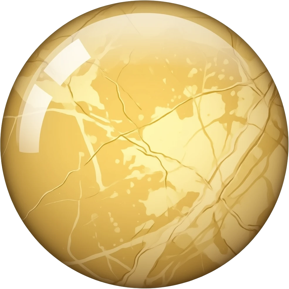 Gold marble emoji