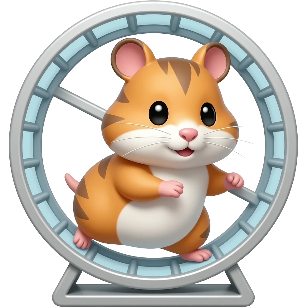 hamster win a wheel emoji