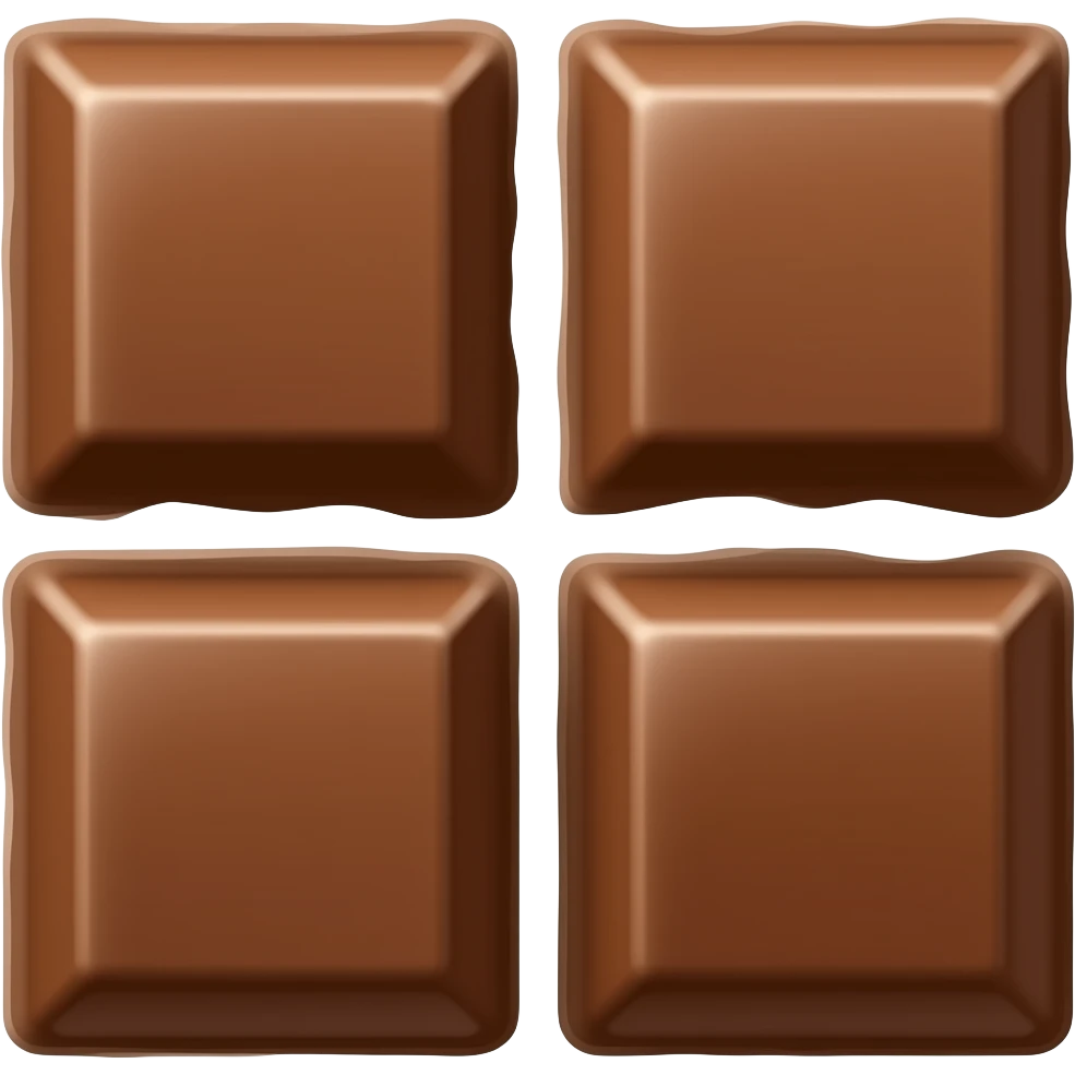 Шоколад молочный 4 кусочка emoji