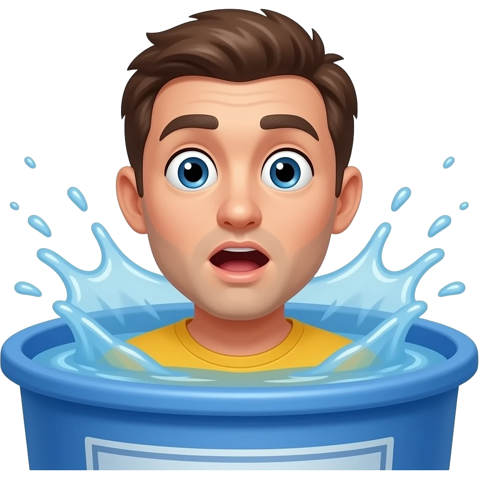 Dunk tank person emoji