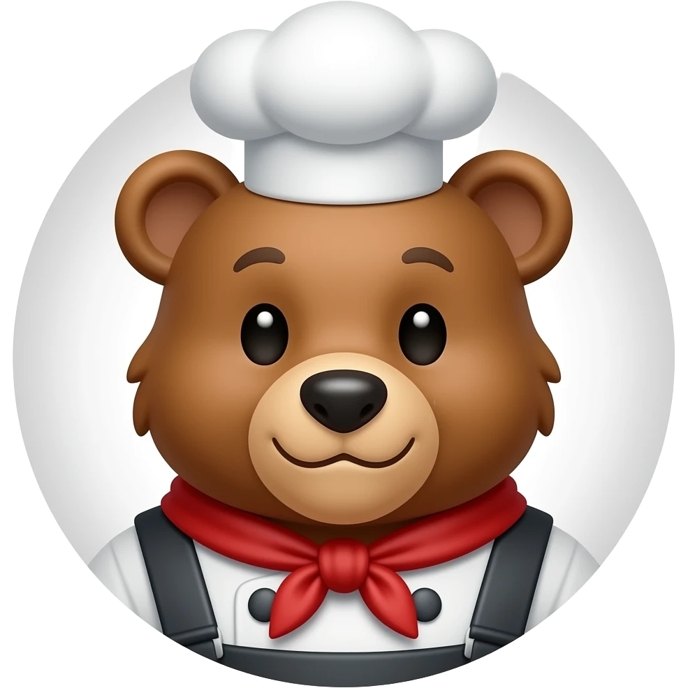 Chef Bear emoji