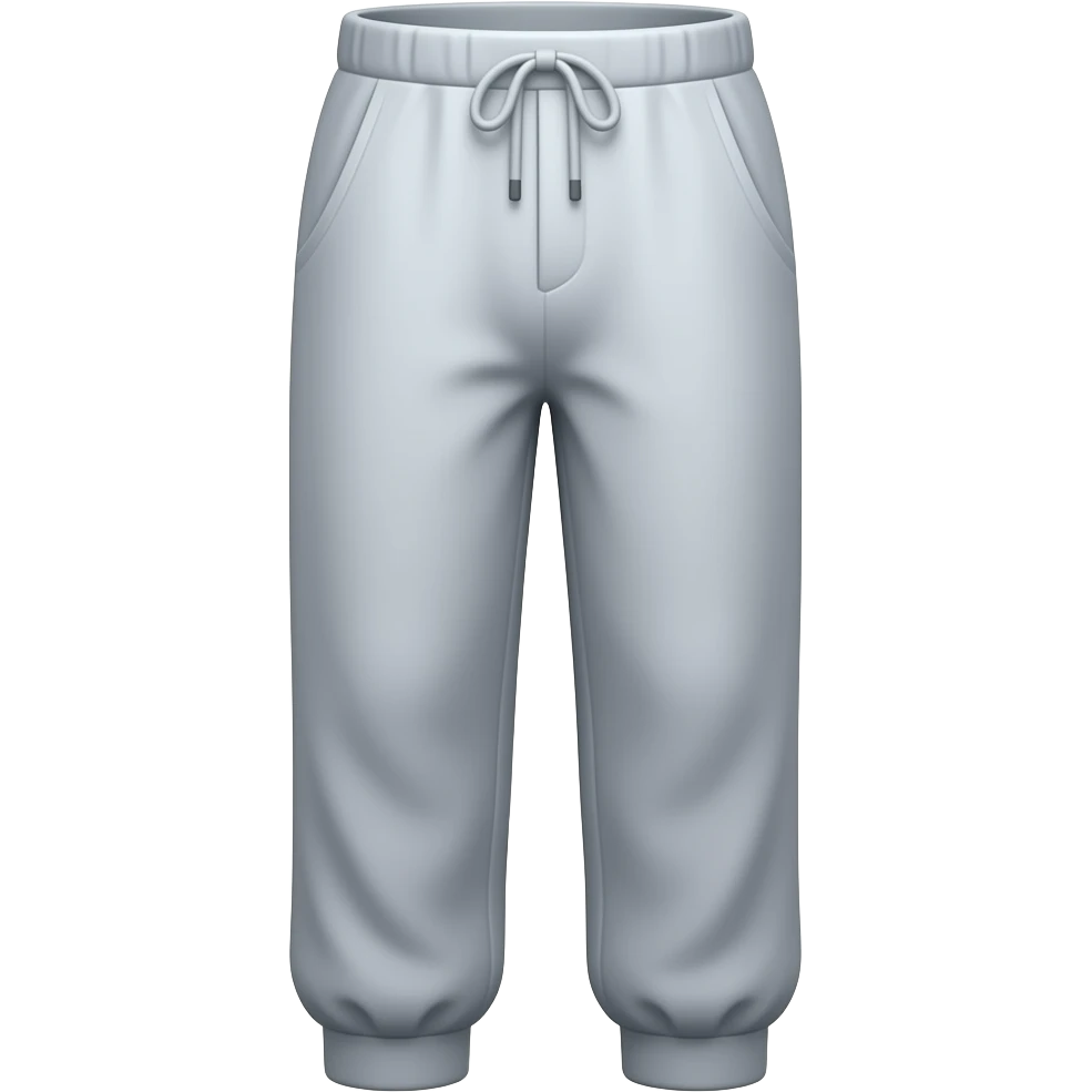 grey sweatpants on their own emoji