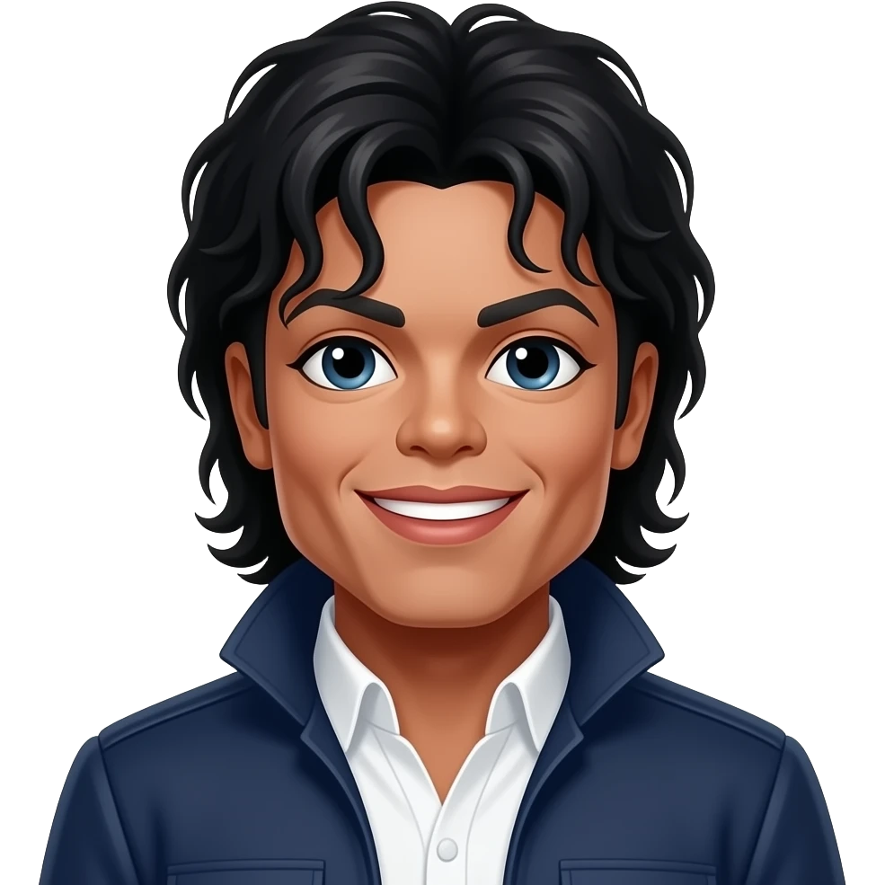 Make Michael Jackson saying hehee emoji
