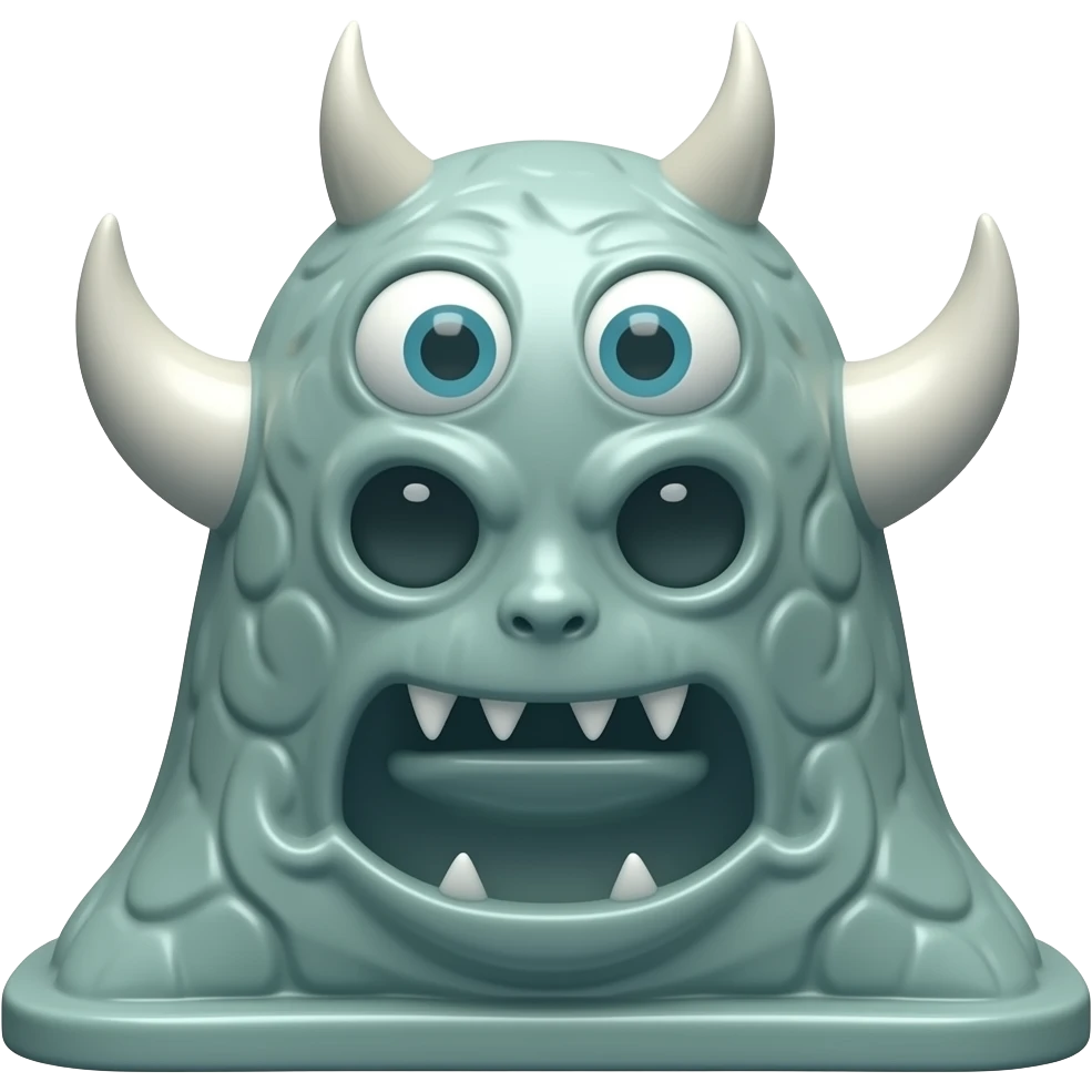 monster statue emoji