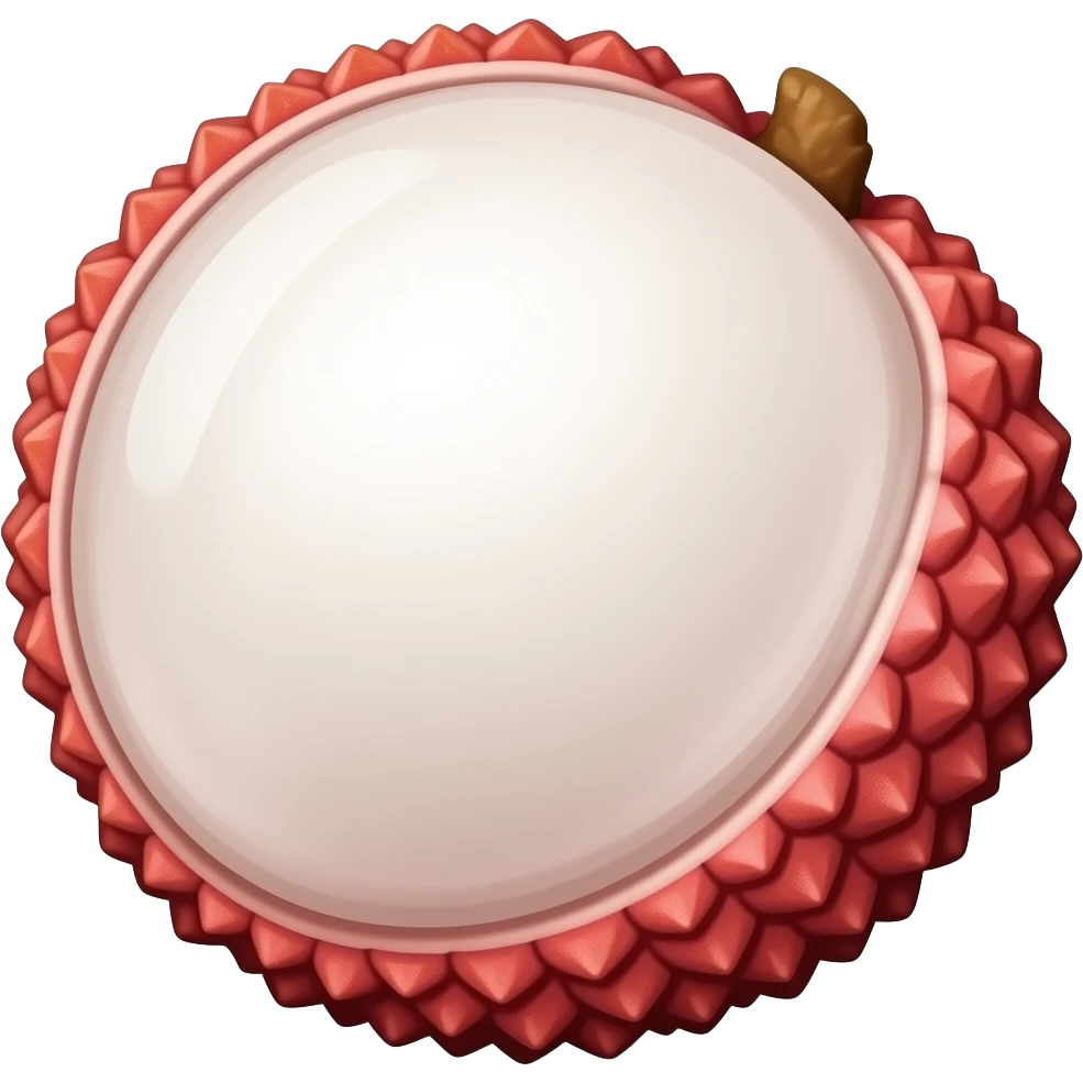 Lychee fruit emoji