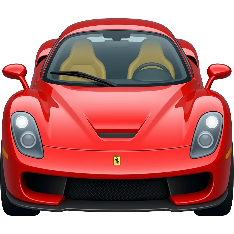 ferrari monza, hyper realistic highly detailled emoji
