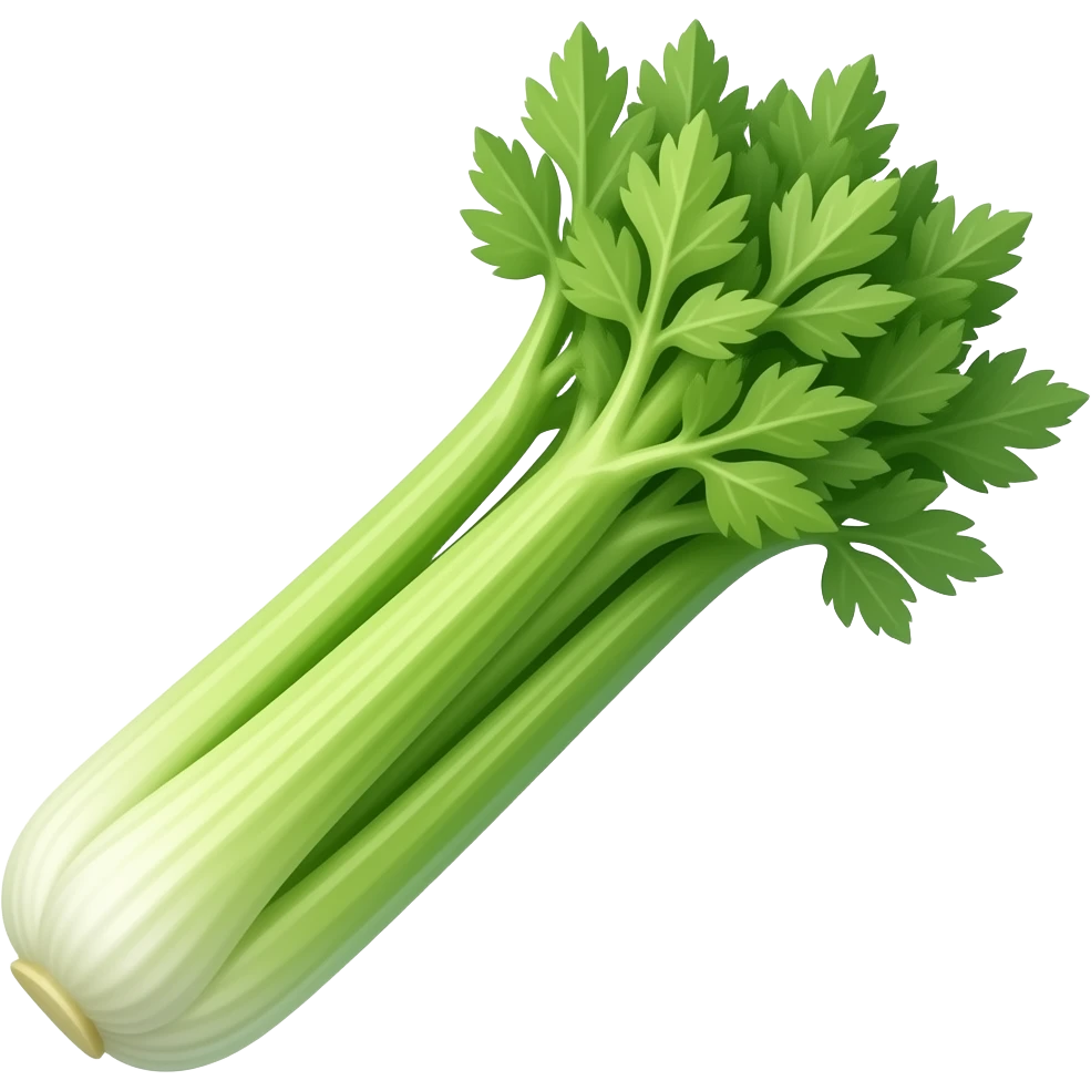 realistic celery emoji