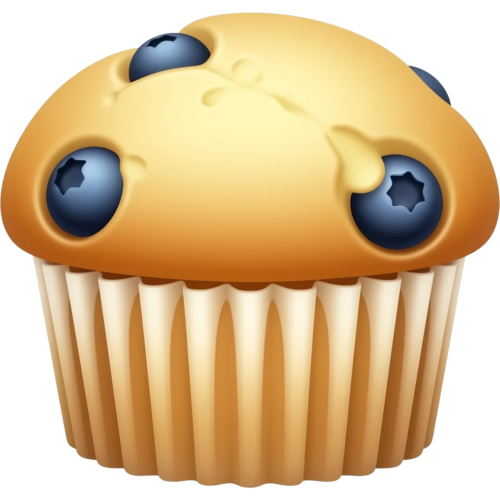 Blueberry Muffin emoji